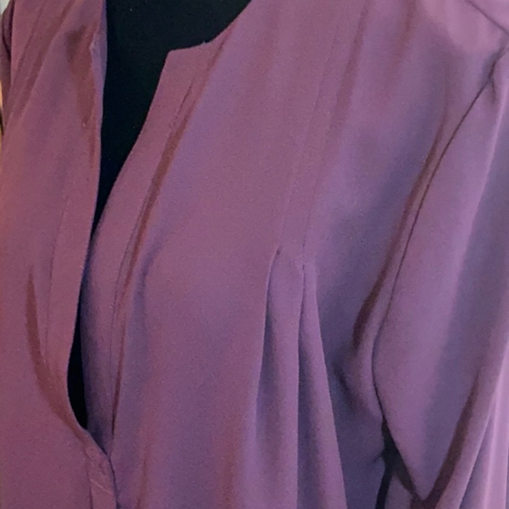 Elegant Women's Eggplant colored Blouse